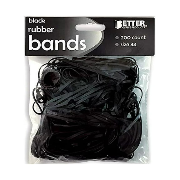 Better Office Multi-Purpose Rubber Band #33 Size 200/Pack (33901)
