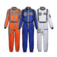 thumbnail image 1 of Astronaut Costume Space Suit For Adult Cosplay Costumes Zipper Halloween Costume Couple Flight Jumpsuit Plus Size Uniform, 1 of 4