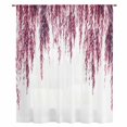 thumbnail image 2 of Pink Sheer Curtains 96 Inches Long, Summer Botanical Leaves Watercolor Light Filering Curtains, Privacy Drapes Simi Floor to Veiling Curtain for Living Room Bedroom Large Window Treatment, 2 of 9