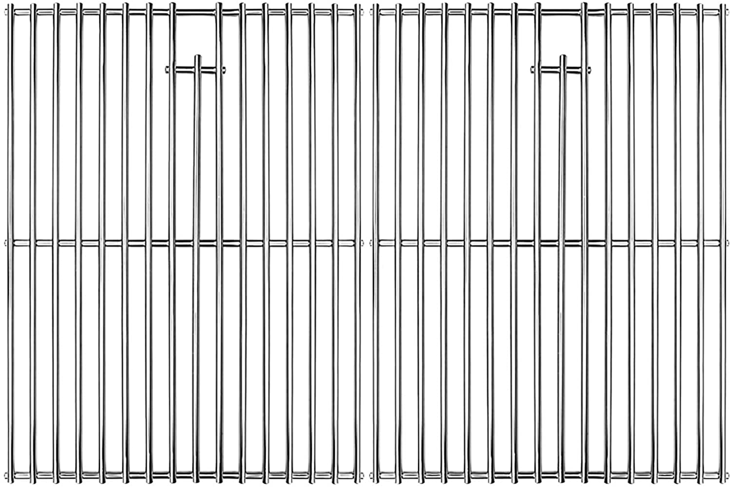 Kenmore 17 Uniflame Gas Grils Hisencn BBQ Grill Replacement Stainless Steel 17 inch Cooking grids 720-0830D 720-0888 Cooking grates Replacement Kit for Home Depot Nexgrill 720-0830H 720-0888n