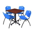 thumbnail image 3 of Regency Kobe 30'' Square 5 Piece Breakroom Table and Chair Set, 3 of 7