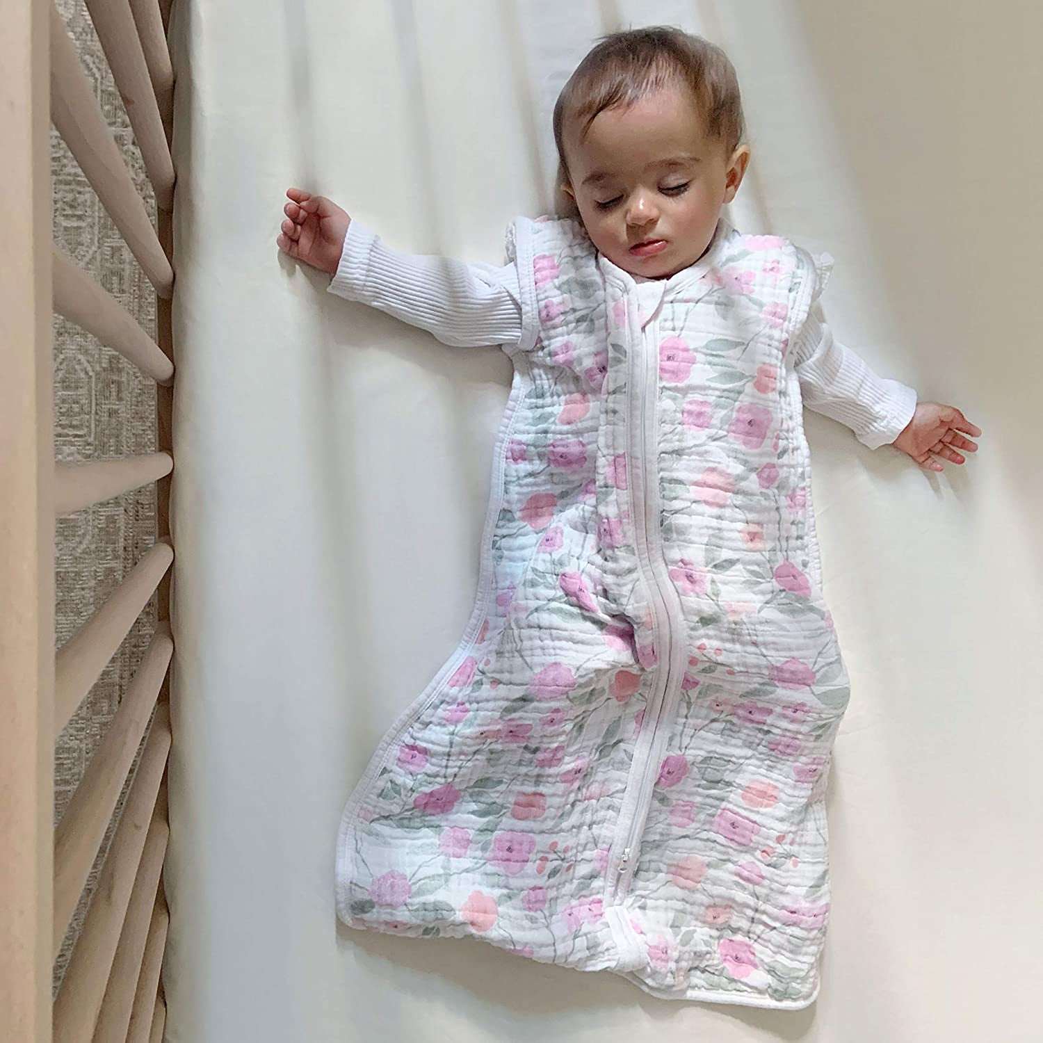 aden + anais, classic sleeping bag, ma fleur-garden party