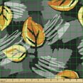 thumbnail image 2 of Ambesonne Fine Art Fabric by the Yard Upholstery, Paintbrush Strokes, 5 Yards, Grey Multicolor, 2 of 5