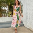 thumbnail image 5 of Flamingo Pattern Pattern Design Sleeveless Dress Summer Clothes for Women Women's Clothing 2025, 5 of 7