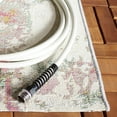 thumbnail image 4 of SAFAVIEH Barbados Bryon Abstract Indoor/Outdoor Area Rug, Green Ivory/Black Rust, 8' x 10'5", 4 of 11