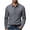 Dark Gray-02, variant on LONKITO Mens Polo Shirts Cotton Linen Long Sleeve Pullover Shirts with Pockets for Casual Business Work