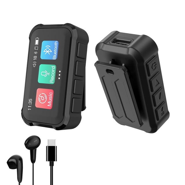 Reproductor MP3 Pmjebe de 32 GB con Bluetooth 5.3 y pantalla táctil de 1,47"