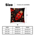 thumbnail image 5 of Seven Starred Ladybird Pillows Set of 2 | Decorative Covers Pillows with Unique Patterns | Available in 16x16, 18x18, and 20x20 Inches | for Home Decor and Gifting, 5 of 6