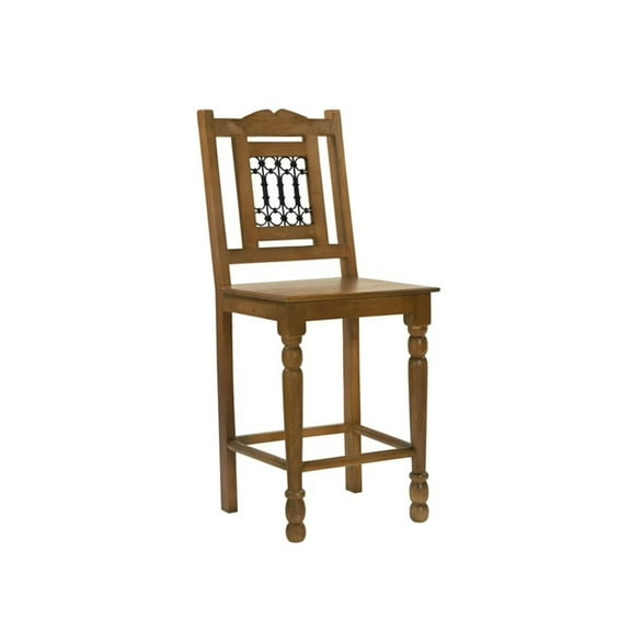Bliss Dining Chair 2-Piece Set in Traditional Spice Tan on Solid Wood
