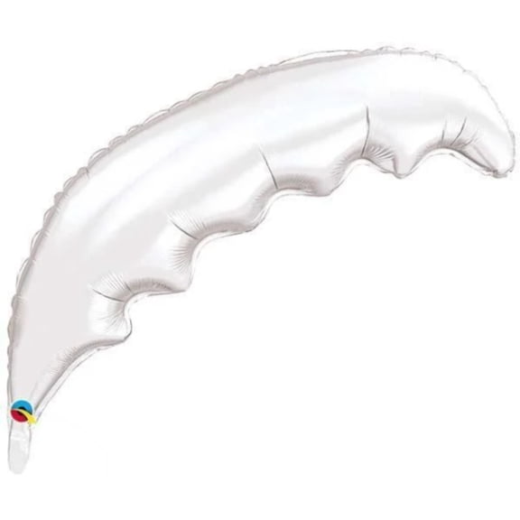36" PEARL White PALM FROND Balloon Large Shape Foil Mylar Balloon Party Supplies Decorations Foil Mylar Balloon