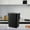 Black, variant on RRCSS Compost Caddydetachable Handle And Countertop Binsmall Compost Bin With Lidplastic Tiny Wastebasket For Office/Kitchen/Refrigerator/Rv