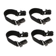 thumbnail image 1 of 2x Elastic Boot Straps Trouser Pants Ends Clip for Motorcycle Biker Smooth Jeans, 1 of 5