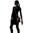 Roma Leathers Genuine Leather MultiPocket Crossbody Purse Bag (Black