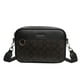 thumbnail image 1 of Coach Crossbody Bag Signature Lona Y Cuero Bronce Carbón Y Bolso Bandolera Negro Con Correa De Hombro Gao Jiahui unisex, 1 of 2