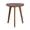 Walnut, variant on MH London Wandsworth Solid Mango Wood End Table 18 Inch Rounded Triangle Top Natural