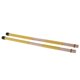 thumbnail image 4 of Baquetas de madera Baquetas Mango de goma Cepillos para piezas de tambor Amarillo perfke Drum Sticks Brushes, 4 of 7