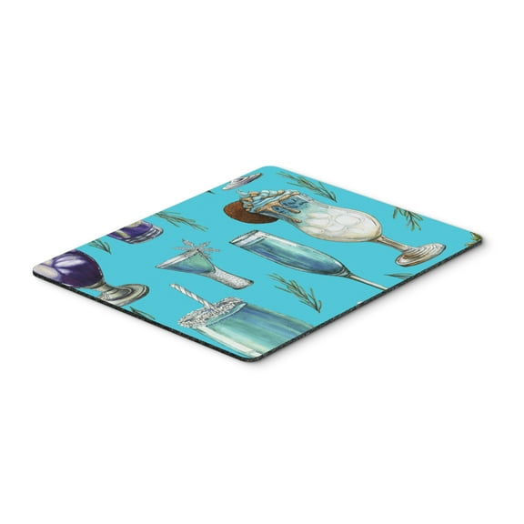 Drinks and Cocktails Blue Mouse Pad Hot Pad or Trivet