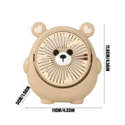 VibHome Handheld Fans Model Desktop Fan USB Rechargeable Strong Wind Handheld Fan Mini Portable Convenient For Students And Children High Airflow on Clearance!