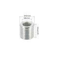 thumbnail image 2 of Unique Bargains M10 Male to M6 Female Adapter 10mm Long Sleeve Reducer Thread Reducing Nut Insert 10 Pack, 2 of 5