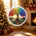 thumbnail image 5 of Tree of Life DIY Acrylic Puzzle Suncatcher Stained Glass Style Window Hanging Decoration - 7.87 Inch A, 5 of 6