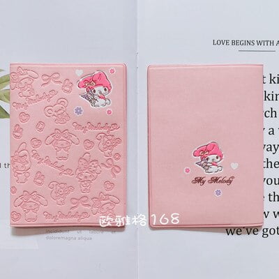 Tarjetero Kawaii Sanrios Hello Kittys My Melody Cinnamoroll, lindo portatarjetas de dibujos animados, funda portátil para tarjeta de identificación, bolsa de almacenamiento para pasaporte