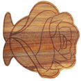thumbnail image 3 of Chopping Board Wooden Cutting Board For Kitchen Serving Platter Cheese Fruit 1Pack, 3 of 5