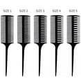 thumbnail image 4 of Resaltando peine Doble cara Tejido Foiling Styling Peinado Hogar Salón Herramientas de Belleza Accesorios Regalos Principiantes Tipo 2 Speravity CE011622-02, 4 of 7