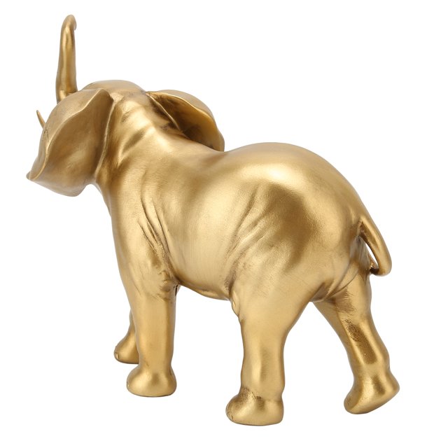Escultura de elefante, figura de elefante en forma de resina, estatua de elefante decorativa, figura de elefante de resina, diseño a prueba de futuro
