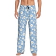 thumbnail image 1 of Balery Daisies Flowers Pantalones de pijama para hombre, pijama ultraligero, pantalón de descanso-X-Large, 1 of 6
