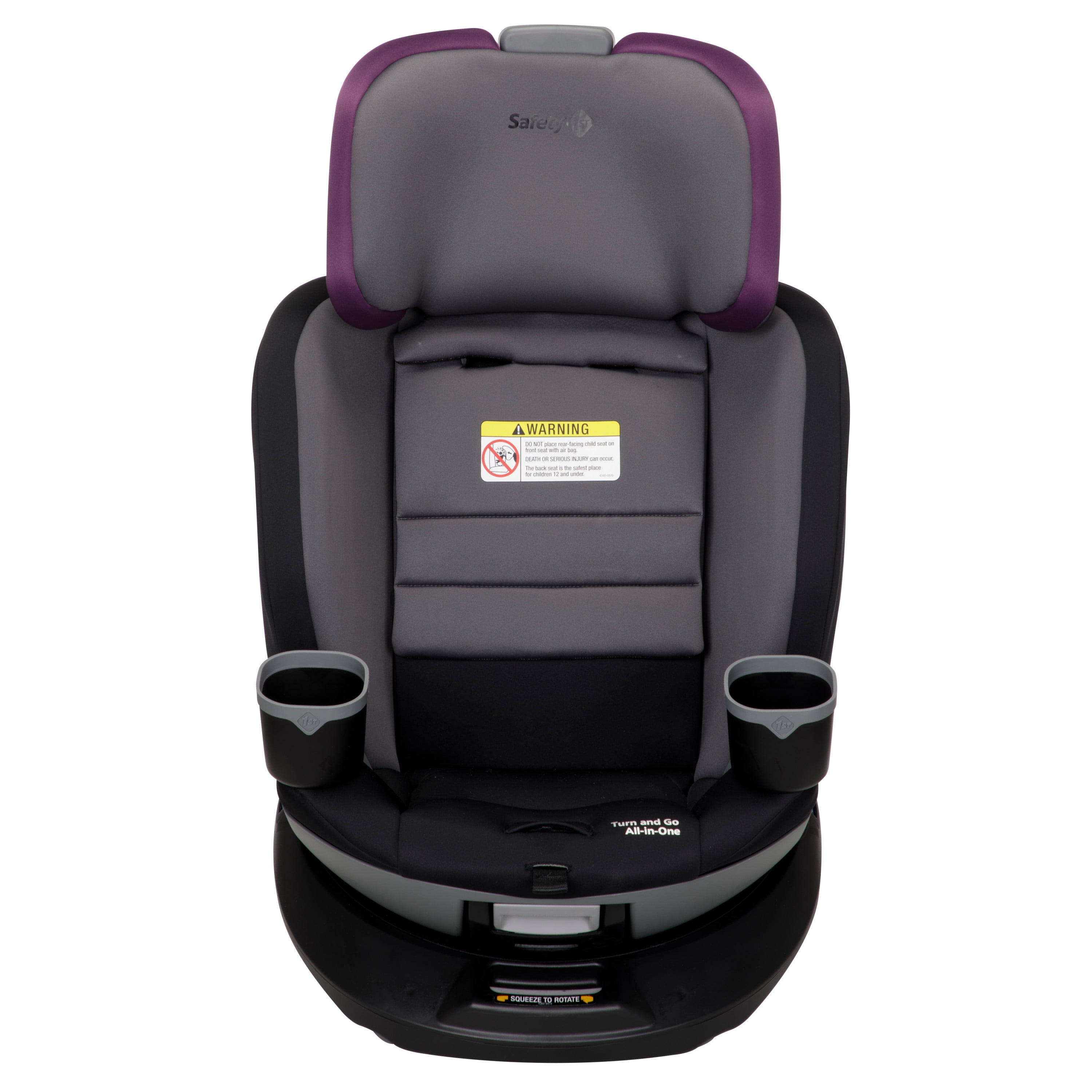 Safety 1st Turn and Go 360 Rotating All-in-One Convertible Car Seat, Black Beauty