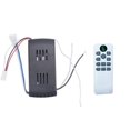thumbnail image 1 of Ceiling Fan Remote Control Kit 40W 6-Speed Timing Function Replacement Remote for DC Ceiling Fans &, 1 of 5