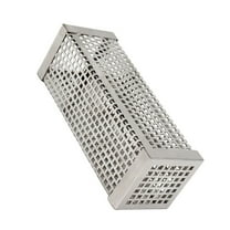 3pcs Square BBQ Pellet Smoker 6inch Stainless Steel Smoke Tube for Cold Hot Smoking