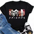 thumbnail image 5 of Camiseta de algodón para niña Friends, los mejores personajes de terror de Stephen King, camisetas de moda con dibujos animados, ropa para bebé de Halloween, 5 of 5