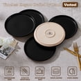 thumbnail image 6 of Vesteel Dinner Plates Set of 6, 7.9inch Ceramic Stoneware Sets for Home Restaurant, Farmhouse Dinnerware for Serving Steak, Pizza, Dishwasher & Microwave Safe, 6 of 8