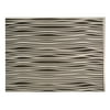 Fasade Easy Installation Waves Brushed Nickel Backsplash Panel for Kitchen and Bathrooms (18" x 24" Panel)