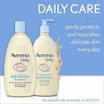 thumbnail image 3 of Aveeno Baby Daily Moisture Lotion with Natural Collodal Oatmeal, 18 fl oz, 2 Pack, 3 of 4