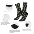 thumbnail image 3 of Rocae Avocado for Adult Socks Casual Athletic Stretchy Loose Socks for Women Men Non-Slip Middle Tube Socks, 3 of 6