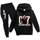 thumbnail image 5 of Ropa para niños Sudadera con capucha y pantalones Traje para niño de 3 a 12 años Sudadera de primavera y otoño Chándal de fútbol CR7 Traje deportivo para vacaciones para niños, 5 of 5