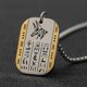 thumbnail image 2 of Collar con Amuleto Yashi de Acero Inoxidable Anubis y Ojo de Horus AL4534-Gold, 2 of 4