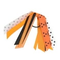 thumbnail image 5 of Unique Bargains 1 Pc Hair Elastics Halloween Multi-ribbon Vertical Stripes Hair Ties for Women Orange, 5 of 5