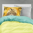 thumbnail image 2 of Carolines Treasures BB1814PILLOWCASE Halloween Chocolate Brown Poodle Fabric Standard Pillowcase Standard multicolor, 2 of 2