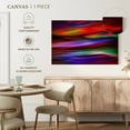 thumbnail image 5 of Elephant Stock In The Distance Wall Art - Horizontal Canvas Wall Art - Living Room Wall Decor - Abstract Canvas - Brown And Blue Decor By Ursula Abresch - 51" x 34", 5 of 8