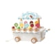 thumbnail image 4 of Juego de helados de madera para niños, juego de comida, juguete para aprender helados en edad preescolar blanco, 4 of 9