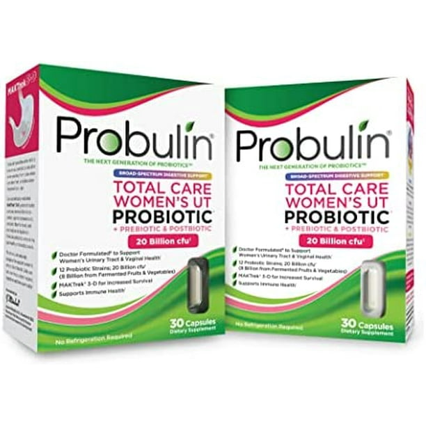Total Care Urinary Tract Probiotic For Women, 20 Billion CFU, 30
