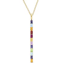 Everly Women's 5.75CT TGW Multigem 10k Yellow Gold Pendant