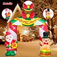 thumbnail image 3 of Papá Noel inflable navideño de 8 pies de altura con luces giratorias, 3 of 3