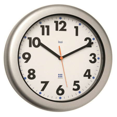 1pk Bai Aquamaster Futura Waterproof Wall Clock – 12.5" 8774