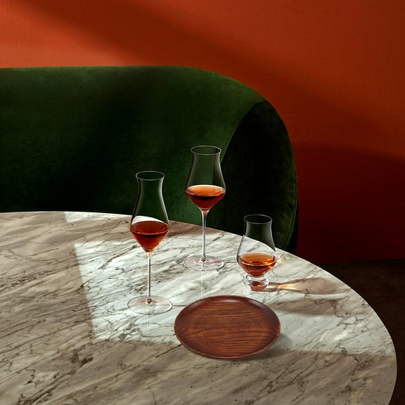 WASHWEPE 1Pcs Bottle Coasters Wood Reusable Round Thick Elegant for Family Gatherings 13.5X13.5X0.6in