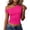 34# Hot Pink, variant on Womens Off Shoulder Tops Sleeveless Going Out Crop Tank Tops Slim Fitted Shirts Summer Y2K Cute Tops,Hot Pink,XL