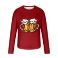 thumbnail image 4 of PuLe Men's Hoodie Men's Fashion Long Sleeve Oktoberfest T Shirt Casual Beer Pub Prints Sports Tops Mens A Shirt Men Shirt, 4 of 5